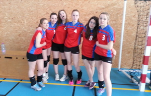 L'équipe de volley du lycée Diderot vice-championne inter-académique de volley.
