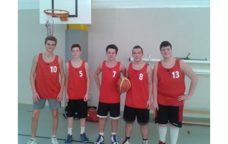 Rencontre de basket district.